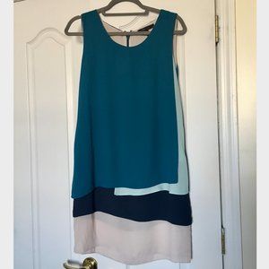 BCBGMAXAZRIA Haley Colorblock Shift Dress